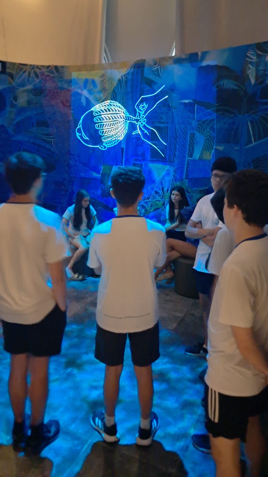 Atividades do Núcleo de Educação para a exposição