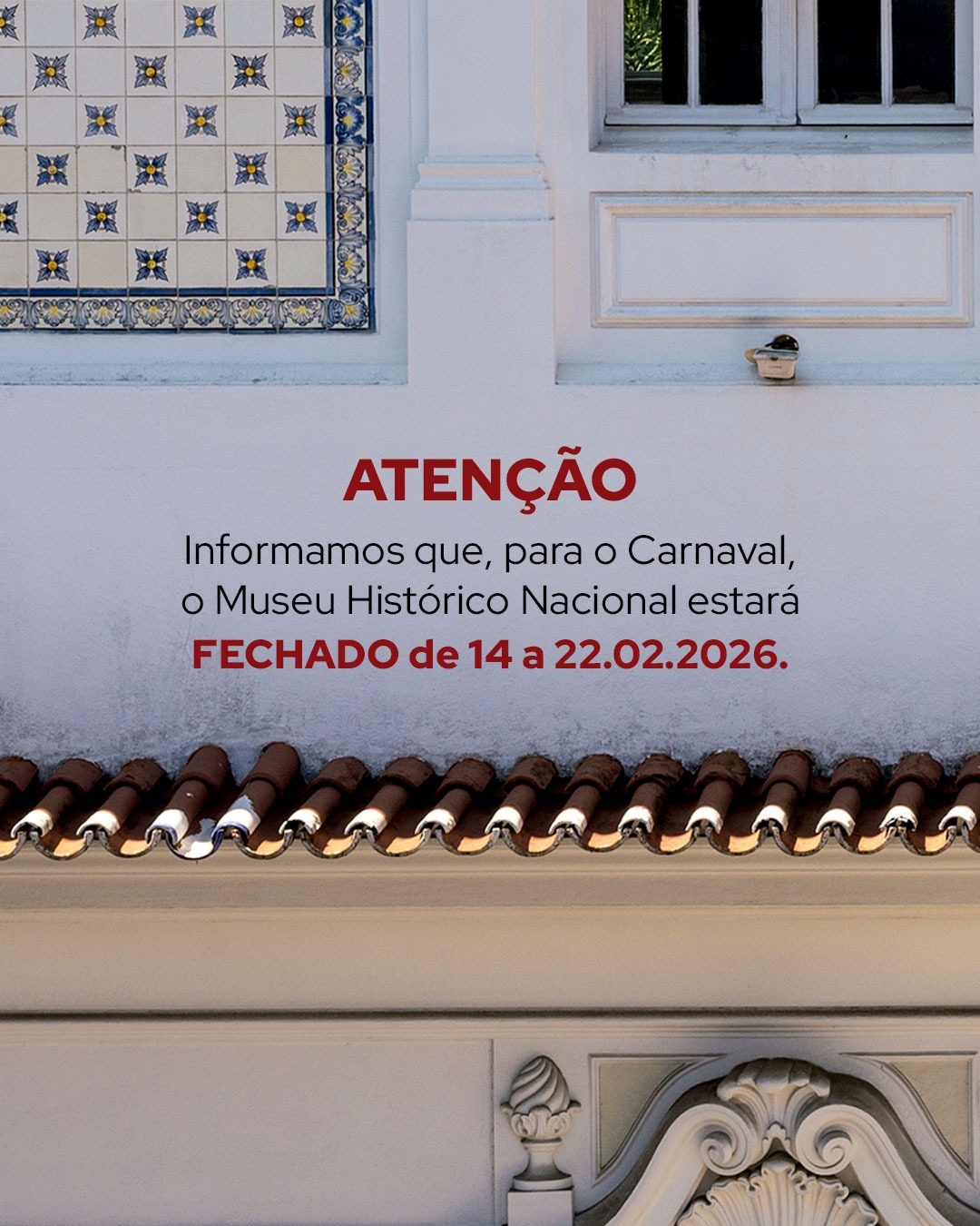 Fechamento para o Carnaval